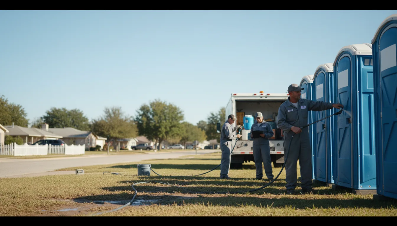 Long-Term Portable Toilet Rental in Chidester, AR near me